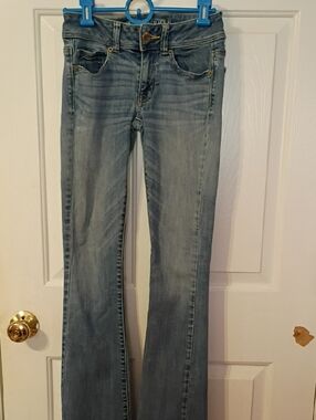 American Eagle Outfitters Light Blue Flare Jeans